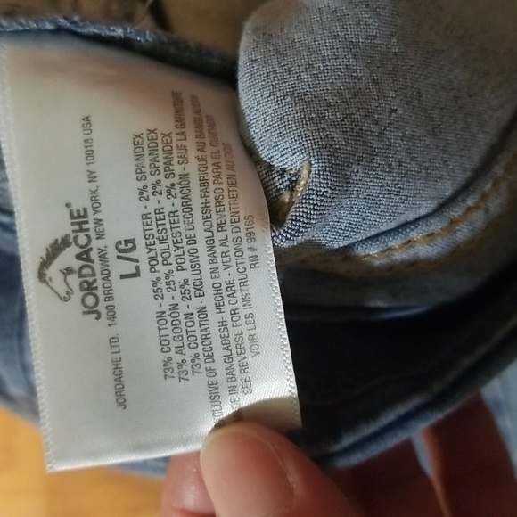 Jordache light blue stretch jeggings size large EUC - Picture 5 of 10